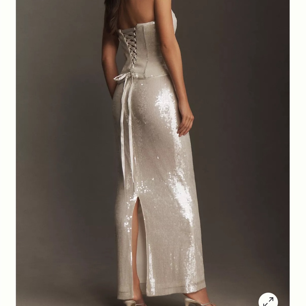 Mare Mare Elegant Strapless Sequin Set - image 3